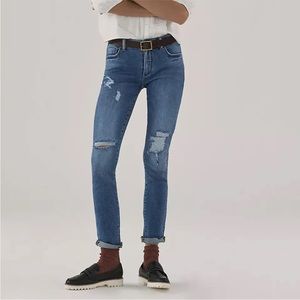 Pilcro Blue Ankle & Cropped Jeans